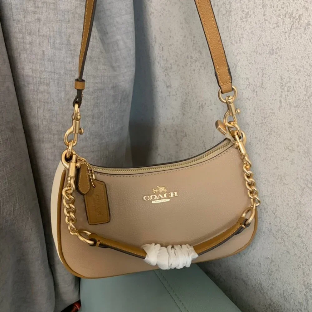 COACH Women's Colorblock TERI Shoulder Bag - Picture 7 of 8